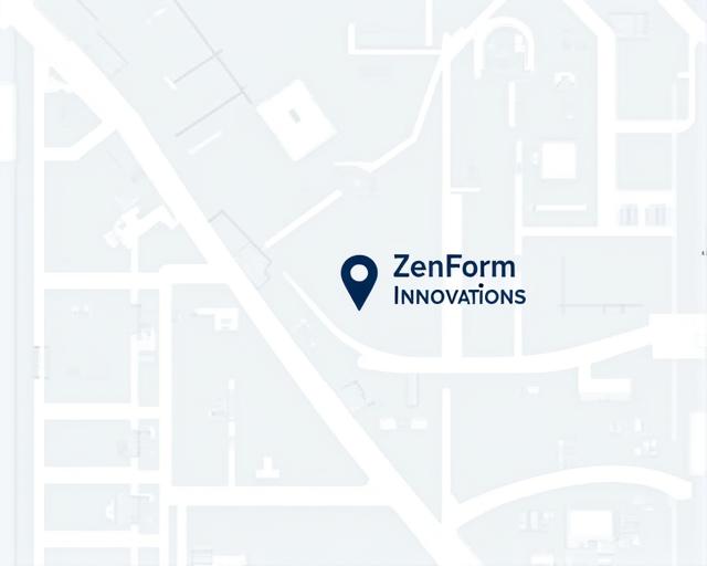 新宿のZenForm Innovationsショールームの場所を示す地図
